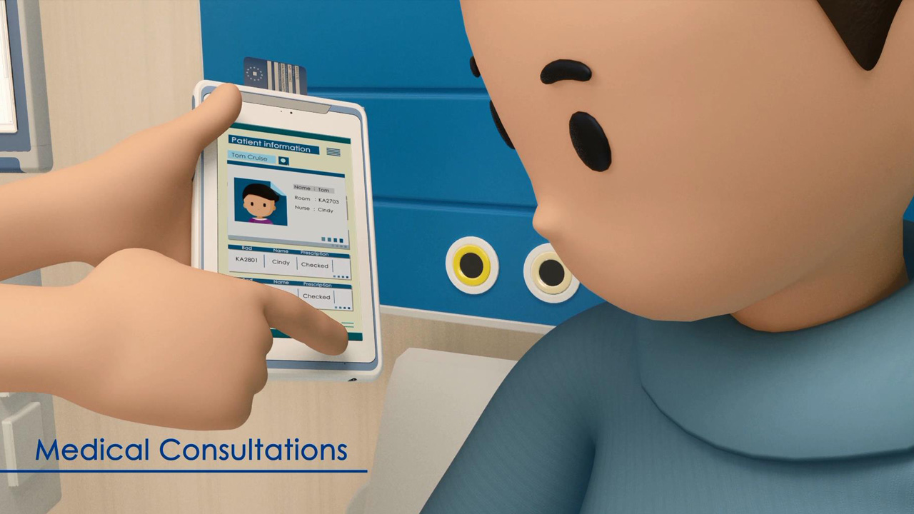 Advantech AIM-55 tablet for diverse hospital applications